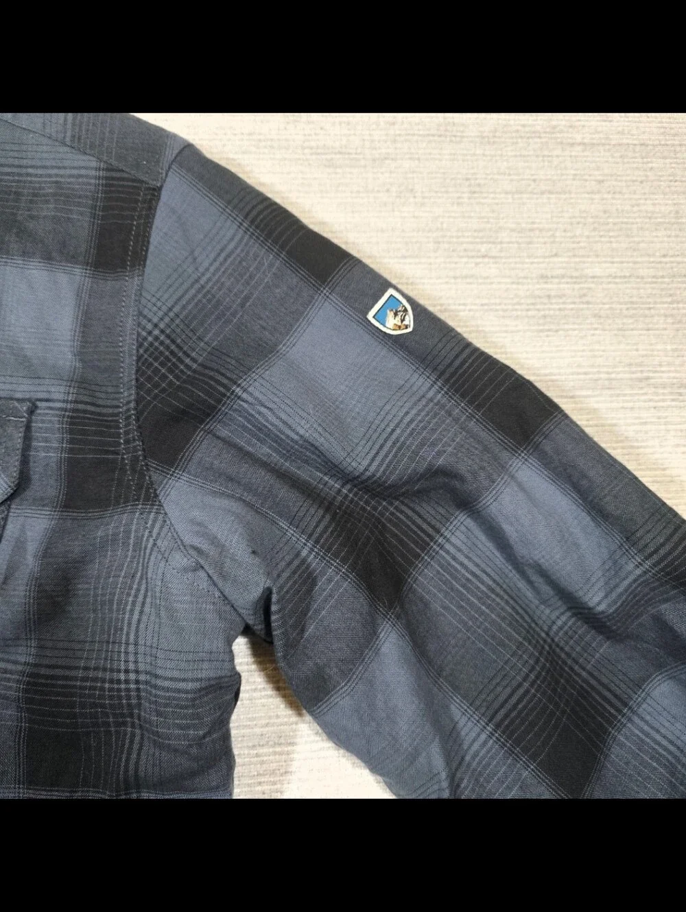 Kuhl JOYRYDR Shirt-Jac Jacket Mens M Fleece Lined Plaid Flannel Shacket #7253